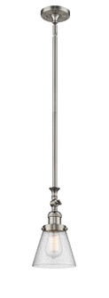 Franklin Restoration One Light Mini Pendant in Brushed Satin Nickel (405|206-SN-G64) Franklin Restoration One Light Mini Pendant in Brushed Satin Nickel (405|206-SN-G64)