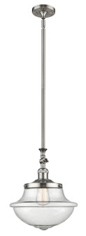 Franklin Restoration LED Mini Pendant in Brushed Satin Nickel (405|206-SN-G544-LED)