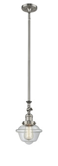 Franklin Restoration LED Mini Pendant in Brushed Satin Nickel (405|206-SN-G532-LED)