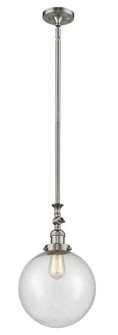 Franklin Restoration One Light Mini Pendant in Brushed Satin Nickel (405|206-SN-G204-10)