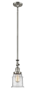 Franklin Restoration LED Mini Pendant in Brushed Satin Nickel (405|206-SN-G184-LED)