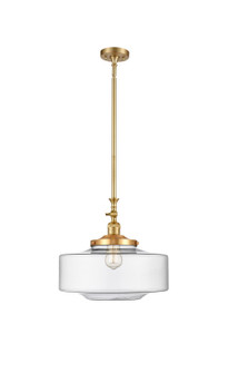 Franklin Restoration One Light Mini Pendant in Satin Gold (405|206-SG-G692-16)