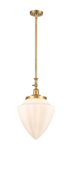 Franklin Restoration One Light Mini Pendant in Satin Gold (405|206-SG-G661-12)
