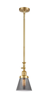 Franklin Restoration LED Mini Pendant in Satin Gold (405|206-SG-G63-LED)