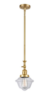 Franklin Restoration LED Mini Pendant in Satin Gold (405|206-SG-G532-LED)