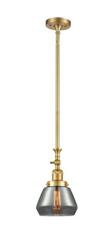 Franklin Restoration One Light Mini Pendant in Satin Gold (405|206-SG-G173)