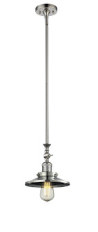 Franklin Restoration LED Mini Pendant in Polished Nickel (405|206-PN-M1-LED)