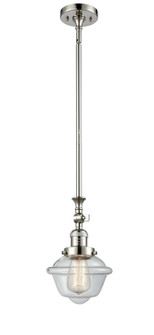 Franklin Restoration One Light Mini Pendant in Polished Nickel (405|206-PN-G532)