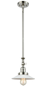 Franklin Restoration LED Mini Pendant in Polished Nickel (405|206-PN-G1-LED)