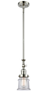 Franklin Restoration LED Mini Pendant in Polished Nickel (405|206-PN-G182S-LED)