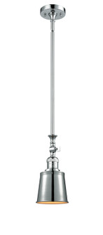 Franklin Restoration One Light Mini Pendant in Polished Chrome (405|206-PC-M9-PC)