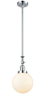 Franklin Restoration LED Mini Pendant in Polished Chrome (405|206-PC-G201-8-LED)