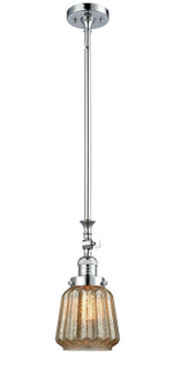Franklin Restoration LED Mini Pendant in Polished Chrome (405|206-PC-G146-LED)