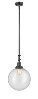 Franklin Restoration LED Mini Pendant in Oil Rubbed Bronze (405|206-OB-G204-12-LED)