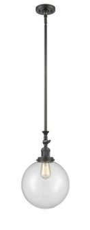Franklin Restoration One Light Mini Pendant in Oil Rubbed Bronze (405|206-OB-G202-10)