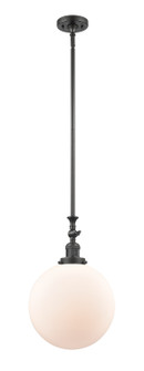 Franklin Restoration One Light Mini Pendant in Oil Rubbed Bronze (405|206-OB-G201-12)