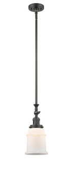 Franklin Restoration One Light Mini Pendant in Oil Rubbed Bronze (405|206-OB-G181)