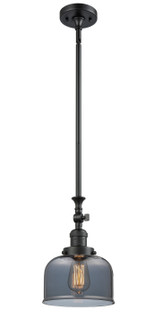 Franklin Restoration One Light Mini Pendant in Matte Black (405|206-BK-G73)