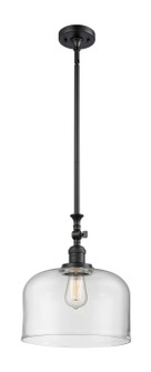Franklin Restoration LED Mini Pendant in Matte Black (405|206-BK-G72-L-LED)