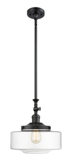 Franklin Restoration One Light Mini Pendant in Matte Black (405|206-BK-G692-12)