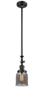 Franklin Restoration LED Mini Pendant in Matte Black (405|206-BK-G53-LED)