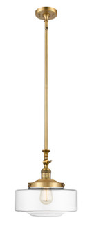 Franklin Restoration One Light Mini Pendant in Brushed Brass (405|206-BB-G692-12)