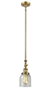 Franklin Restoration LED Mini Pendant in Brushed Brass (405|206-BB-G54-LED)