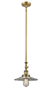 Franklin Restoration One Light Mini Pendant in Brushed Brass (405|206-BB-G2)