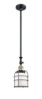 Franklin Restoration LED Mini Pendant in Black Antique Brass (405|206-BAB-G51-CE-LED)