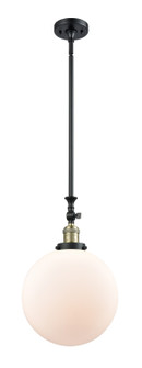 Franklin Restoration LED Mini Pendant in Black Antique Brass (405|206-BAB-G201-12-LED)