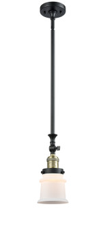 Franklin Restoration One Light Mini Pendant in Black Antique Brass (405|206-BAB-G181S)