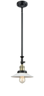 Franklin Restoration One Light Mini Pendant in Black Antique Brass (405|206-BAB-G1)