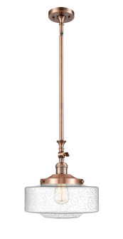 Franklin Restoration One Light Mini Pendant in Antique Copper (405|206-AC-G694-12)