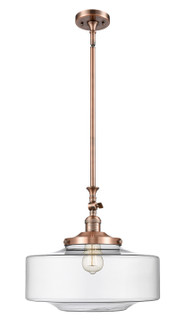 Franklin Restoration One Light Mini Pendant in Antique Copper (405|206-AC-G692-16)