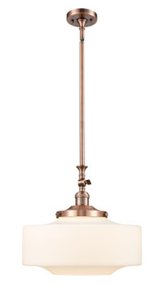 Franklin Restoration One Light Mini Pendant in Antique Copper (405|206-AC-G691-16)