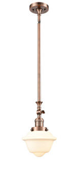 Franklin Restoration One Light Mini Pendant in Antique Copper (405|206-AC-G531)