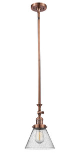 Franklin Restoration One Light Mini Pendant in Antique Copper (405|206-AC-G44)