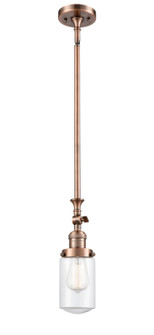 Franklin Restoration One Light Mini Pendant in Antique Copper (405|206-AC-G312)