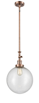 Franklin Restoration LED Mini Pendant in Antique Copper (405|206-AC-G204-12-LED)