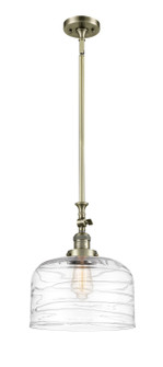 Franklin Restoration LED Mini Pendant in Antique Brass (405|206-AB-G713-L-LED)
