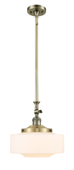 Franklin Restoration One Light Mini Pendant in Antique Brass (405|206-AB-G691-12)