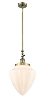 Franklin Restoration One Light Mini Pendant in Antique Brass (405|206-AB-G661-12)