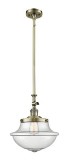 Franklin Restoration LED Mini Pendant in Antique Brass (405|206-AB-G544-LED)