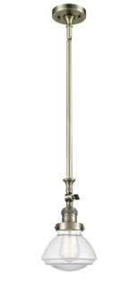 Franklin Restoration LED Mini Pendant in Antique Brass (405|206-AB-G322-LED)