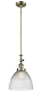 Franklin Restoration One Light Mini Pendant in Antique Brass (405|206-AB-G222)