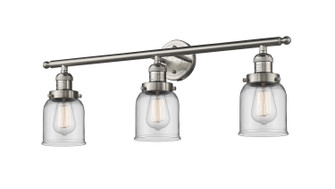 Franklin Restoration Three Light Bath Vanity in Brushed Satin Nickel (405|205-SN-G52)