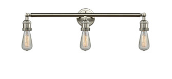 Franklin Restoration Three Light Bath Vanity in Brushed Satin Nickel (405|205-SN)
