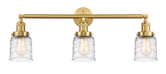 Franklin Restoration Three Light Bath Vanity in Satin Gold (405|205-SG-G513)