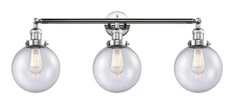 Franklin Restoration Three Light Bath Vanity in Polished Chrome (405|205-PC-G204-8)
