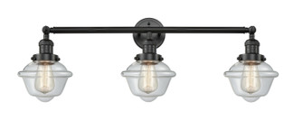 Franklin Restoration Three Light Bath Vanity in Matte Black (405|205-BK-G532)